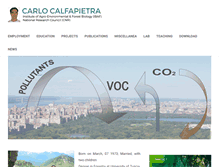 Tablet Screenshot of carlocalfapietra.com